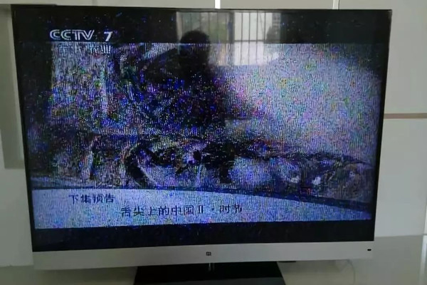 电视开机显示红绿蓝画面